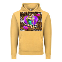 Vintage Mustard cupid and heart Vintage Hoodie - AdoDesignShop