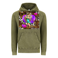 Vintage Olive cupid and heart Vintage Hoodie - AdoDesignShop