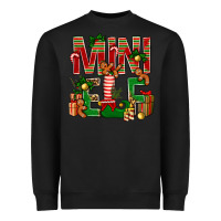 Black Christmas mini Elf Heavyweight Sweatshirt - NancyCooperArtShop