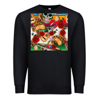 Black mexican  seamless pattern Premium Sweatshirt - texasbilliewilder