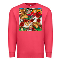 Cardinal mexican  seamless pattern Premium Sweatshirt - texasbilliewilder
