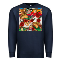 Navy mexican  seamless pattern Premium Sweatshirt - texasbilliewilder