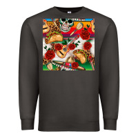 Smoke mexican  seamless pattern Premium Sweatshirt - texasbilliewilder