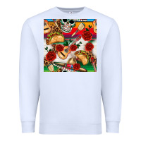White mexican  seamless pattern Premium Sweatshirt - texasbilliewilder