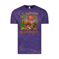 Cloud Purple aintgoin down til the sun comes up desert Vintage Tee - NancyCooperArtShop