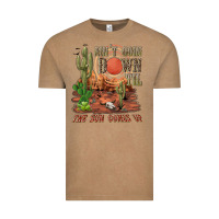 Vintage Coffee aintgoin down til the sun comes up desert Vintage Tee - NancyCooperArtShop