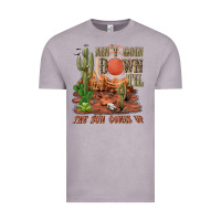 Vintage Zinc aintgoin down til the sun comes up desert Vintage Tee - NancyCooperArtShop