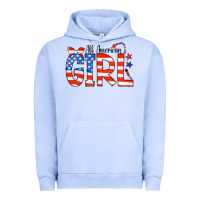 Pigment Grape Ice All American Girl Bandana Urban Hoodie - CowCowDesign