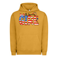 Pigment Peanut Butter All American Girl Bandana Urban Hoodie - CowCowDesign