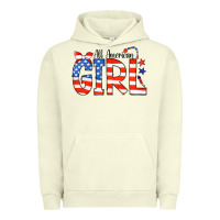Pigment Pistachio All American Girl Bandana Urban Hoodie - CowCowDesign