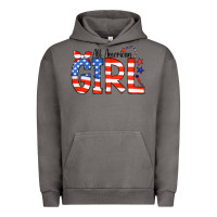 Pigment Tornado All American Girl Bandana Urban Hoodie - CowCowDesign