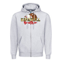 Heather Grey baseball brother Zipper Hoodie - BundleAndBundleShop
