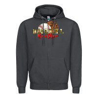 Smoke baseball brother Zipper Hoodie - BundleAndBundleShop