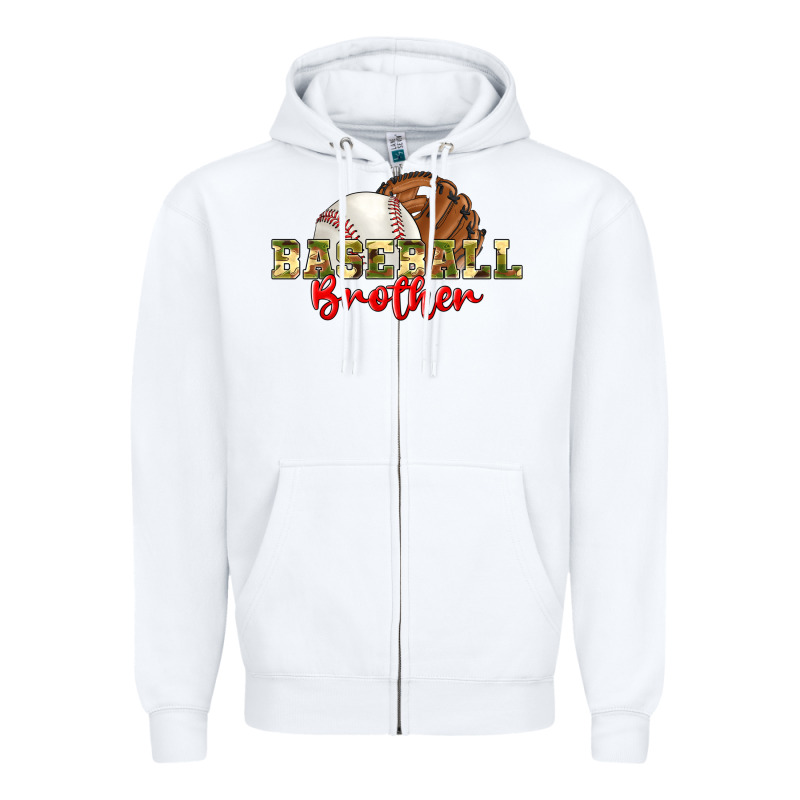 Baseball Brother Zipper Hoodie by BundleAndBundleShop | Teevron