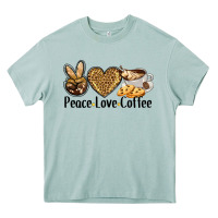Arona peace love coffee Heavy Core Tee - BarkalooDesign