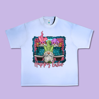 Happy Easter Gnomes Farm Truck Urban Heavy Tee Designed By Jasminsmagicworld