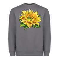 Storm starburst greenburst sunflower Heavyweight Sweatshirt - LillyAllenDesigns