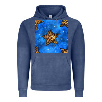 Vintage Denim 4th of july leopard stars seamless pattern Vintage Hoodie - BundleAndBundleShop