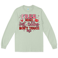 Matcha free hugs just kidding don't touch me Long Sleeve Tee - MaliasSmallBusiness