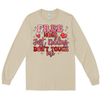 Mushroom free hugs just kidding don't touch me Long Sleeve Tee - MaliasSmallBusiness