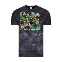 Cloud Black western football Vintage Tee - AdoDesignShop