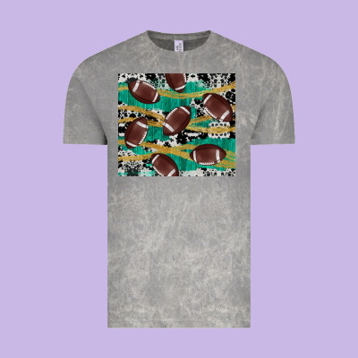Western Football Vintage Tee Designed By Adodesignshop