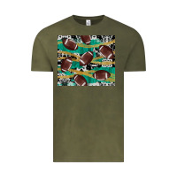 Vintage Olive western football Vintage Tee - AdoDesignShop