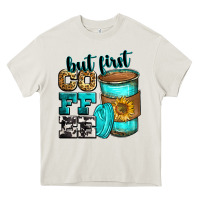 Cream but first coffee Heavy Core Tee - Zillion Design Studio
