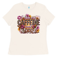 Bone i run on caffeine and kisses Ladies Tee - Zillion Design Studio