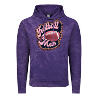 Cloud Purple football mom Vintage Hoodie - JahusDesignShop