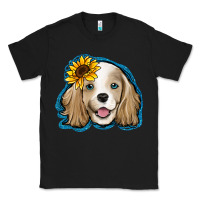 Black cocker spaniel sunflower Classic Tee - Jasminsmagicworld