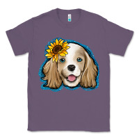 Lavender cocker spaniel sunflower Classic Tee - Jasminsmagicworld