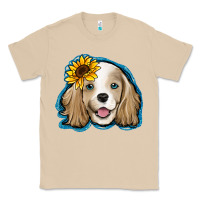 Mushroom cocker spaniel sunflower Classic Tee - Jasminsmagicworld