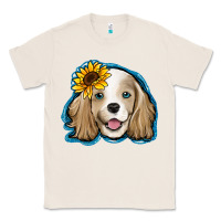 Natural cocker spaniel sunflower Classic Tee - Jasminsmagicworld
