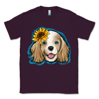 Plum cocker spaniel sunflower Classic Tee - Jasminsmagicworld