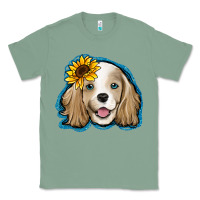 Sage cocker spaniel sunflower Classic Tee - Jasminsmagicworld
