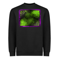 Black leopard halloween background Heavyweight Sweatshirt - Jasminsmagicworld