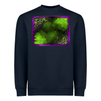 Navy leopard halloween background Heavyweight Sweatshirt - Jasminsmagicworld