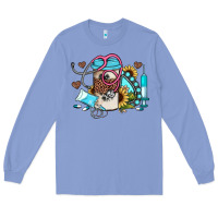 Colony Blue western sunflower gemstone nurse Long Sleeve Tee - JahusDesignShop