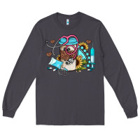 Smoke western sunflower gemstone nurse Long Sleeve Tee - JahusDesignShop