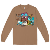 Toasted Coconut western sunflower gemstone nurse Long Sleeve Tee - JahusDesignShop
