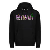 Black Halloween spooky Mama Premium Hoodie - NancyCooperArtShop