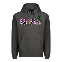 Charcoal Heather Halloween spooky Mama Premium Hoodie - NancyCooperArtShop