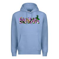 Colony Blue Halloween spooky Mama Premium Hoodie - NancyCooperArtShop