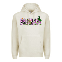 Oatmeal Heather Halloween spooky Mama Premium Hoodie - NancyCooperArtShop