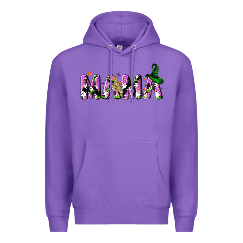 Halloween Spooky Mama Premium Hoodie by NancyCooperArtShop | Teevron