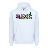 White Halloween spooky Mama Premium Hoodie - NancyCooperArtShop