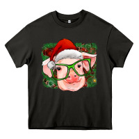 Asphalt christmas pig Heavy Core Tee - RanaPortraitStore