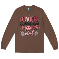 Chestnut over stimulated moms club Long Sleeve Tee - MaliasSmallBusiness