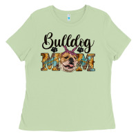 Matcha western bulldog mom Ladies Tee - RanaPortraitStore